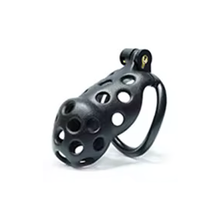 Load image into Gallery viewer, Black Bubbles Chastity Cage - Standard
