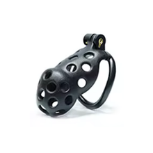 Load image into Gallery viewer, Black Bubbles Chastity Cage - Standard