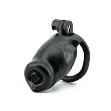 Load image into Gallery viewer, Black Pup Resin Chastity Cage - Standard