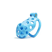 Load image into Gallery viewer, Blue Bubbles Chastity Cage - Standard

