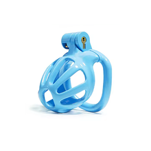 Load image into Gallery viewer, Blue Python Chastity Cage - Nub