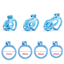 Load image into Gallery viewer, Blue Python Chastity Cage - Small