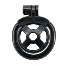 Load image into Gallery viewer, Crux Flat Chastity Cage - Black