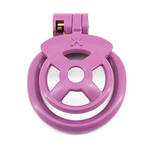 Load image into Gallery viewer, Crux Flat Chastity Cage - Purple