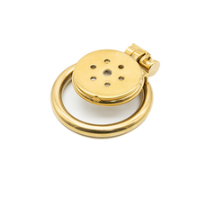 Load image into Gallery viewer, Button Chastity Cage - Gold