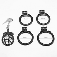 Load image into Gallery viewer, Love Letter Chastity Cage - Black