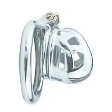 Load image into Gallery viewer, Metal Gridlock Chastity Cage - Nub
