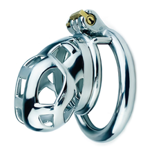Load image into Gallery viewer, Metal Gridlock Chastity Cage - Small