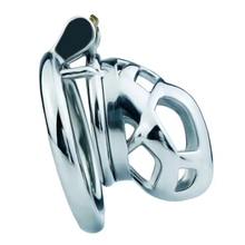 Load image into Gallery viewer, Metal Gridlock Chastity Cage - Small
