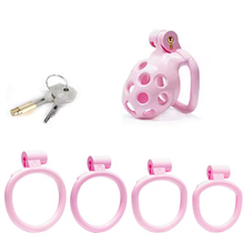 Load image into Gallery viewer, Pink Bubbles Chastity Cage - Nub
