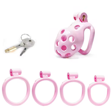 Load image into Gallery viewer, Pink Bubbles Chastity Cage - Small