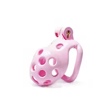 Load image into Gallery viewer, Pink Bubbles Chastity Cage - Small