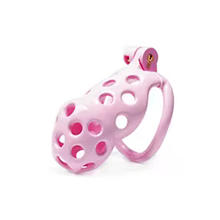 Load image into Gallery viewer, Pink Bubbles Chastity Cage - Standard

