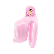 Load image into Gallery viewer, Pink Pup Resin Chastity Cage - Small