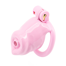 Load image into Gallery viewer, Pink Pup Resin Chastity Cage - Standard