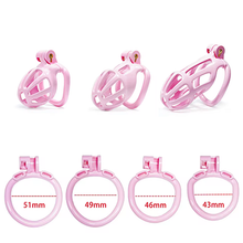 Load image into Gallery viewer, Pink Python Chastity Cage - Small
