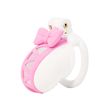 Load image into Gallery viewer, Pretty Pink Bow Chastity Cage