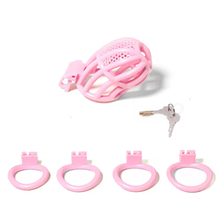 Load image into Gallery viewer, Pink Proto-Hive Chastity Cage
