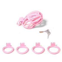 Load image into Gallery viewer, Pink Proto-Hive Chastity Cage