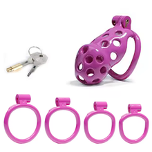 Load image into Gallery viewer, Purple Bubbles Chastity Cage - Standard
