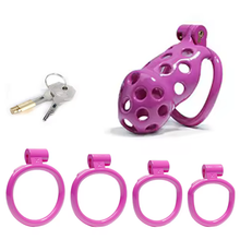 Load image into Gallery viewer, Purple Bubbles Chastity Cage - Standard