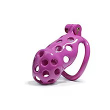 Load image into Gallery viewer, Purple Bubbles Chastity Cage - Standard
