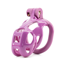 Load image into Gallery viewer, Purple Gridlock Chastity Cage - Small