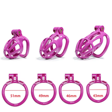 Load image into Gallery viewer, Purple Python Chastity Cage - Standard

