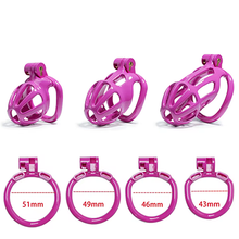 Load image into Gallery viewer, Purple Python Chastity Cage - Standard