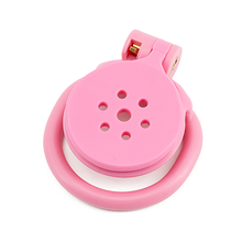 Load image into Gallery viewer, Resin Button Chastity Cage - Pink