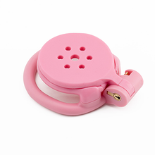 Load image into Gallery viewer, Resin Button Chastity Cage - Pink