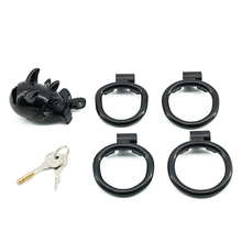 Load image into Gallery viewer, Tiny Devil Chastity Cage - Black