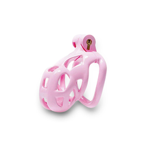Load image into Gallery viewer, Pink Gridlock Chastity Cage - Small