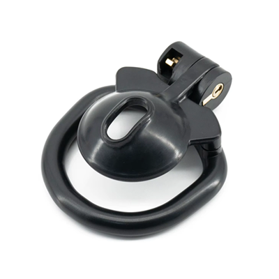 Resin Micro Chastity Cage - Black