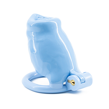 Load image into Gallery viewer, Blue Pup Resin Chastity Cage - Standard
