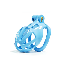 Load image into Gallery viewer, Blue Python Chastity Cage - Small
