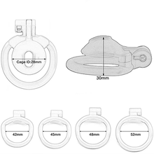 Load image into Gallery viewer, Resin Micro Chastity Cage - Blue

