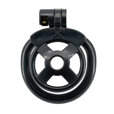Crux Flat Chastity Cage - Black