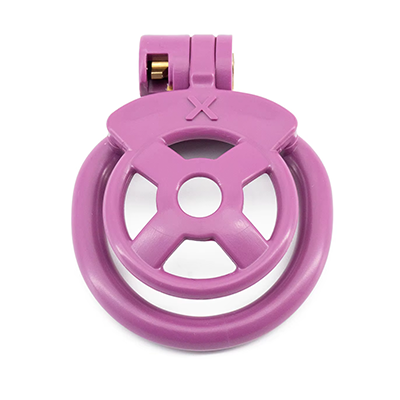 Crux Flat Chastity Cage - Purple