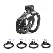 Load image into Gallery viewer, Black Gridlock Chastity Cage - Small
