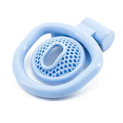 Hivemind Inverted Chastity Cage - Blue