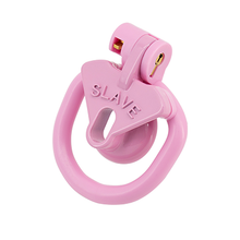 Load image into Gallery viewer, Inverted Pink Resin Chastity Cage - Slave
