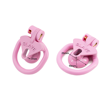 Load image into Gallery viewer, Inverted Pink Resin Chastity Cage - Slave
