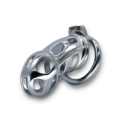 Metal Gridlock Chastity Cage - Standard