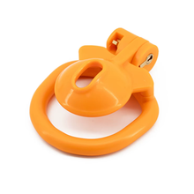 Load image into Gallery viewer, Resin Micro Chastity Cage - Orange
