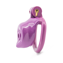 Load image into Gallery viewer, Purple Pup Resin Chastity Cage - Small
