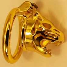 Load image into Gallery viewer, Golden Tiger Chastity Cage
