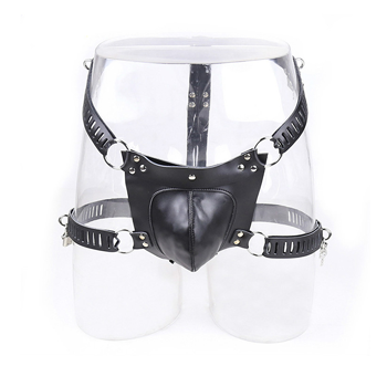 Leather Pouch Chastity Belt